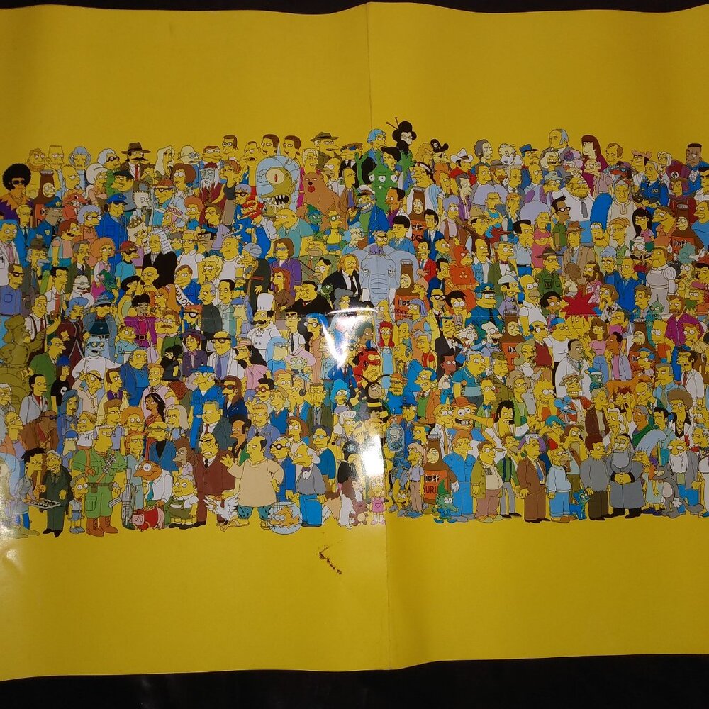 Simpsons Trivia Game with cast poster - Picture 3 of 9